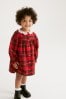 Red Check Lace Collar Dress (3mths-8yrs)