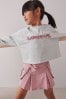 Grau - Confetti Dance Langärmeliges Shirt mit Raffung (3-16yrs)