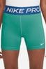 Nike Green Performance Pro 3 Inch Shorts