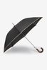 Neutral/Black Large Umbrella