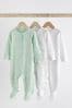 Mintgrün - Baby Essential Schlafanzüge aus Baumwolle im 3er-Pack (0-2yrs)