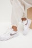 Nike White Court Legacy Lift Platform Trainers United in Victory