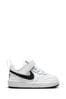 Nike White/Black Infant Court Borough Low Recraft Trainers