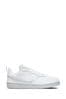Nike White Youth Court Borough Low Recraft Trainers