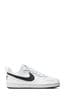 Nike White/Black Youth Court Borough Low Recraft Trainers