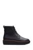 Clarks Black Leather Orianna Lace Boots