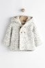 Cream Speckled Baby Fleece Lined Cardigan (0mths-2yrs)