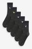 Butterfly Embroidered Motif Ankle Socks 5 Pack