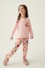 Baker by Ted Baker Pyjama-Set mit floralem Muster, rosa