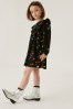 Black/Multi Heart Printed Dress (12mths-16yrs)