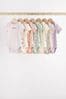 Multi Character Baby Short Sleeve Bodysuits 7 Pack