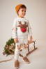 Grau, Rentier - Weihnachtlicher Pullover und Jogginghosen aus Strick im Set (3 Monate bis 7 Jahre)