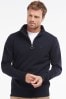 Barbour® Navy Essential Half Zip Wool Jumper