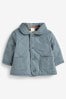 Navy Blue Quilted Collar Baby Jacket (0mths-2yrs)