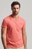 Superdry Pink Organic Cotton Vintage Logo V-Neck T-Shirt