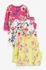 Bright Floral Pyjamas 3 Pack (9mths-16yrs)