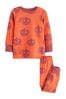 Kürbis, Orange - Halloween-Pyjama (9 Monate bis 12 Jahre)