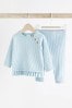 Blue Knitted Baby 2 Piece Set (0mths-2yrs)