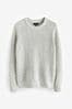 Ecru Cream Regular Chenille Knitted Jumper