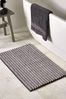 Black & White Bobble Bath Mat