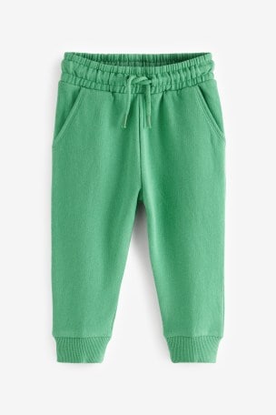 Bright Green Soft Touch Jersey Joggers (3mths-7yrs)
