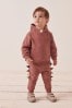 Rot - Kapuzensweatshirt mit Dino-Stacheln und Jogginghose im Set (3 Monate bis 7 Jahre)