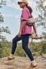 Bleu marine - Elements Outdoor Fleece Lined Warm Handle Leggings, Regular