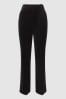 Reiss Black Opal Velvet Flared Suit Trousers, Regular