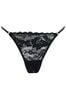Pour Moi Black For Your Eyes Only Crotchless Thong