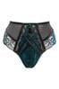 Pour Moi Black & Green After Hours High Waist Knickers