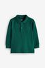 Green Long Sleeve Polo Shirt (3mths-7yrs)