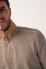 Neutral - Langärmeliger Pullover mit RV-Kragen