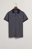 GANT Blue Oxford Polo Shirt