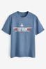 Top Gun Navy Blue TV And Film License T-Shirt, Regular Fit