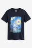 Stormtrooper Art Marineblau - Regulär - Star Wars Lizenziertes T-Shirt