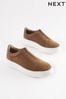 Tan Brown Signature Forever Comfort® Leather Chunky Zip Trainers