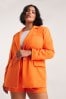 Simply Be Orange Billie Premium Tailored Blazer