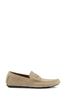 Dune London Cream Bradlay Saddle Driver Shoes