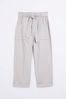 River Island Beige Linen Look Casual Trousers