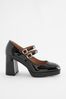 Black Forever Comfort® Platform Mary Jane Shoes