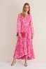 Phase Eight Pink Hayley Pleated Maxi Dress