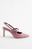 Pink Forever Comfort® Double Strap Slingback Heels