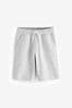 Grey Marl 1 Pack Basic Jersey Shirred Shorts (3-16yrs), 1 Pack