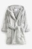 Grey Soft Touch Fleece Dressing Gown (9mths-16yrs)