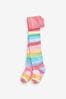 Multicolour Cotton Rich Rainbow Stripe Tights