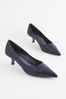 Navy Blue Extra Wide Fit Forever Comfort® Kitten Heel Court Shoes