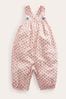 Boden Pink Woven Dungarees