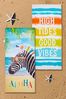 Catherine Lansfield 2 Pack Tie Dye Vibes Aloha Zebra Beach Towels