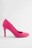 Bright Pink Regular/Wide Fit Forever Comfort® Round Toe Court Shoes