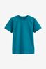 Blau/Dunkles Petrolblau - T-Shirt aus Baumwolle (3-16yrs)